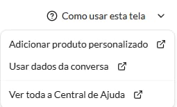 Como usar esta tela, tarefas relacionadas e índice