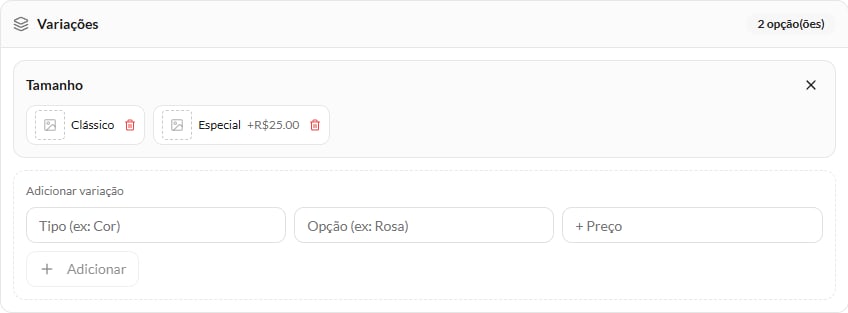 Clássico sem acréscimo e Especial mais25